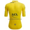 Completo Maglia + Pantaloncino con bretelle 2022 Tour de France Manica Corta Giallo